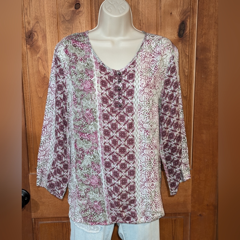 Tantrums Multicolor Patterned Blouse